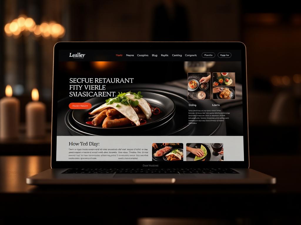 Lantern & Oak — Restaurant website